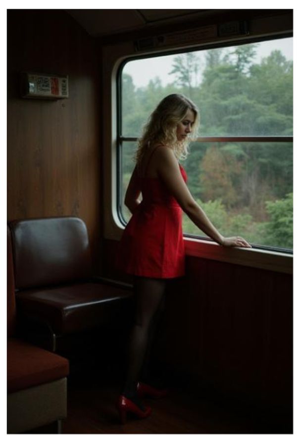 Lucy und ihre erotische Fantasie aus dem Zugabteil, 